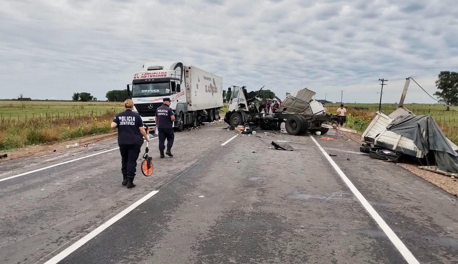 Violento Choque Entre Camiones En La Ruta 51 Canal Verte